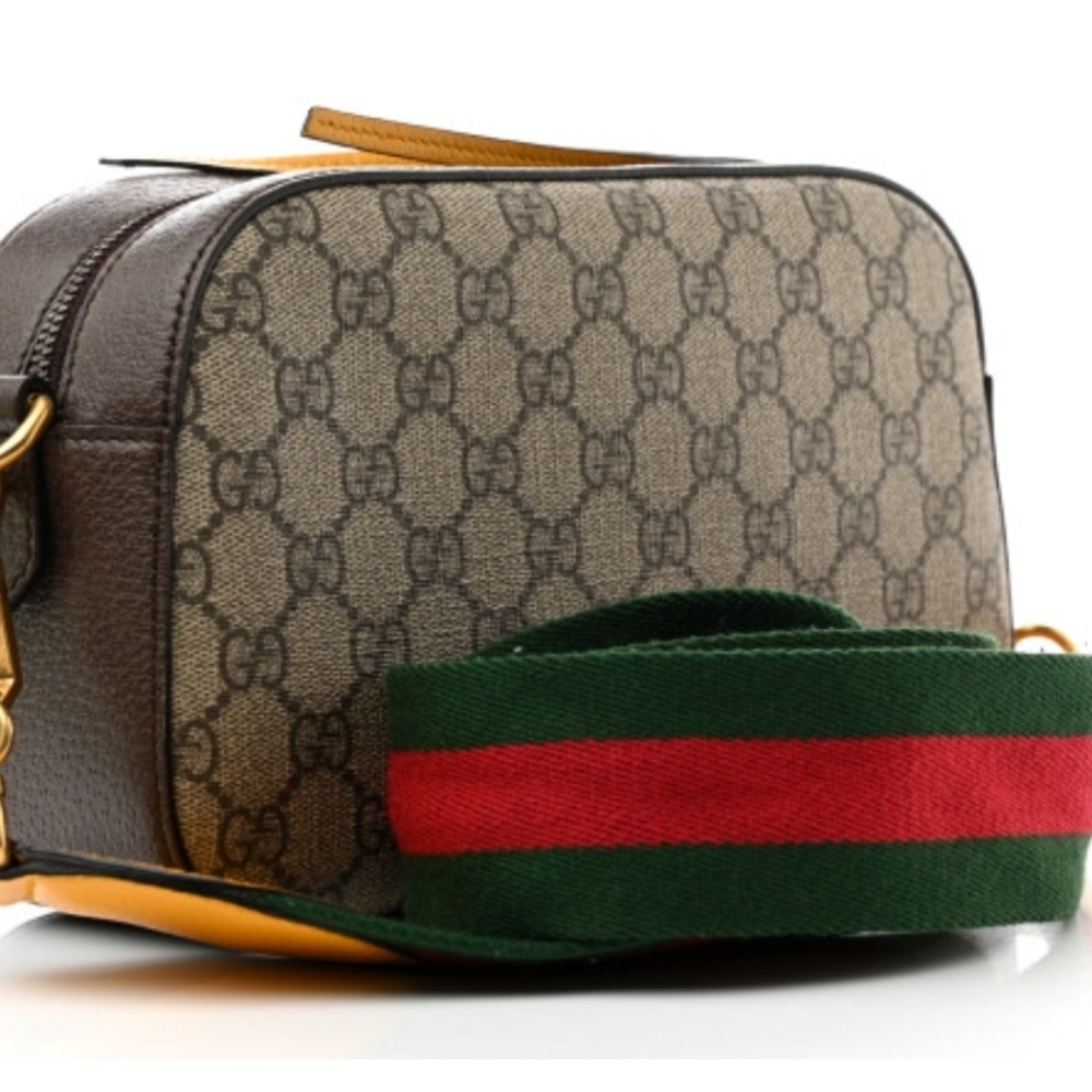 Gucci Supreme Monogram Web Neo Vintage Shoulder Bag Beige - Picture 3 of 8